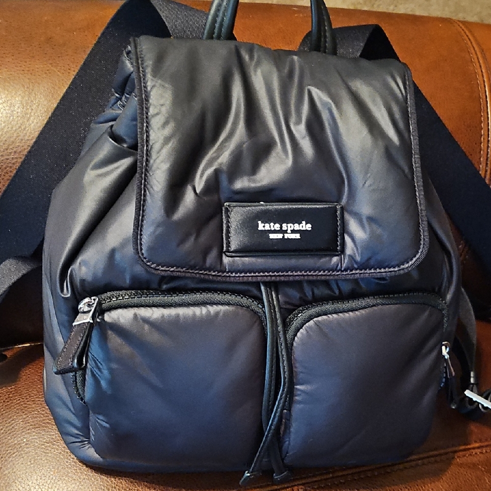 Kate Spade Black Backpack Modern Urban Style